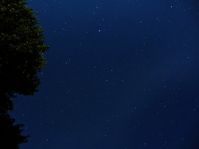 The night sky from Bob's backyard
