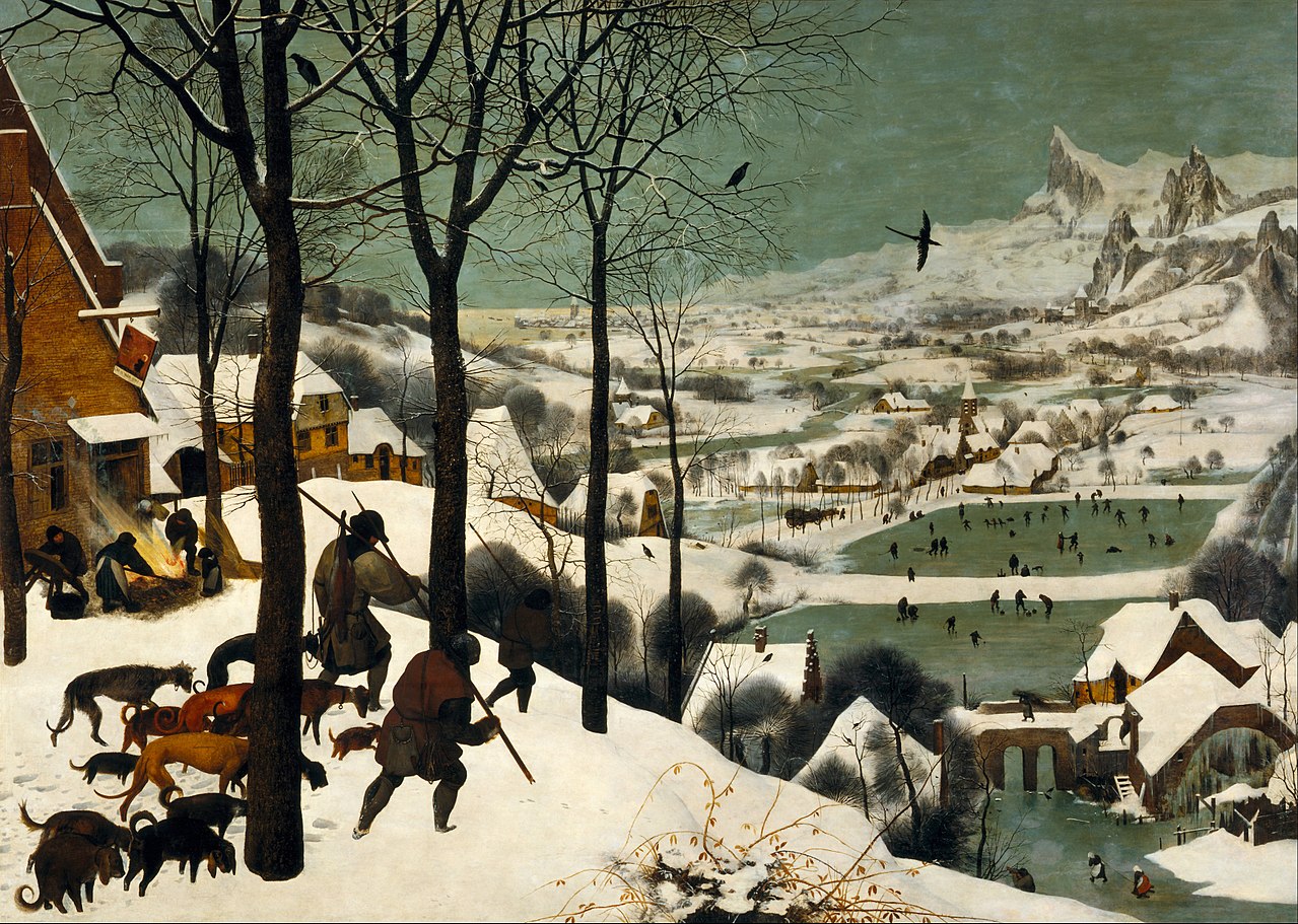 Bruce Charlton's Notions Hunters in the snow by Pieter Bruegel the
