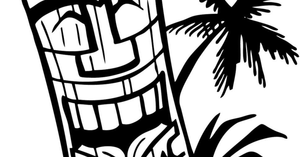 Hawaiian Luau Clip Art Black And White  Wallpapers Gallery