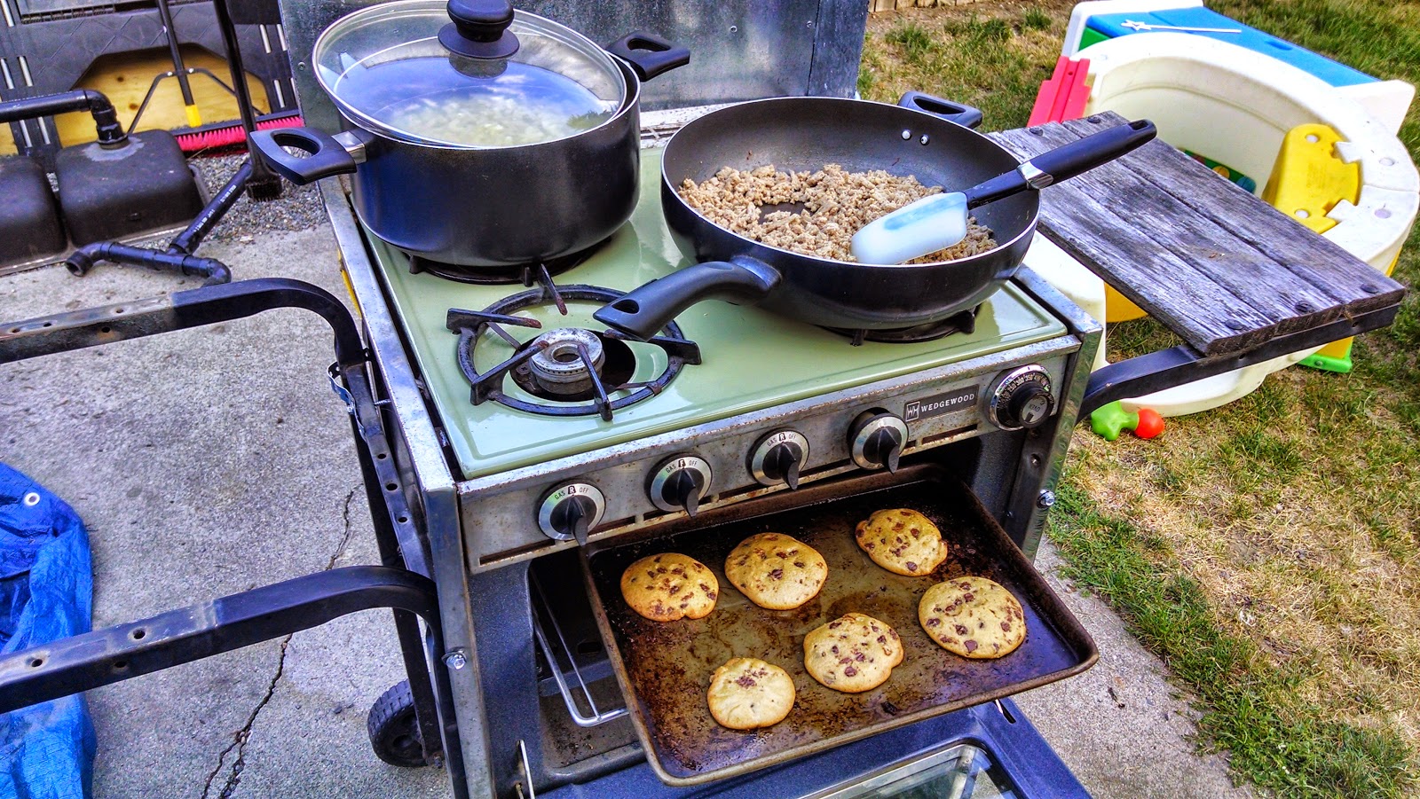 Shadle Park Provident Living Repurposing with a vengeance the stove