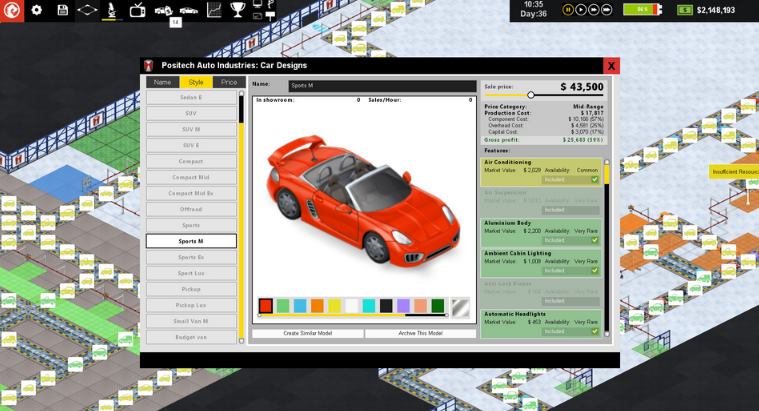 Production Line Car Factory Simulation PC Full Español