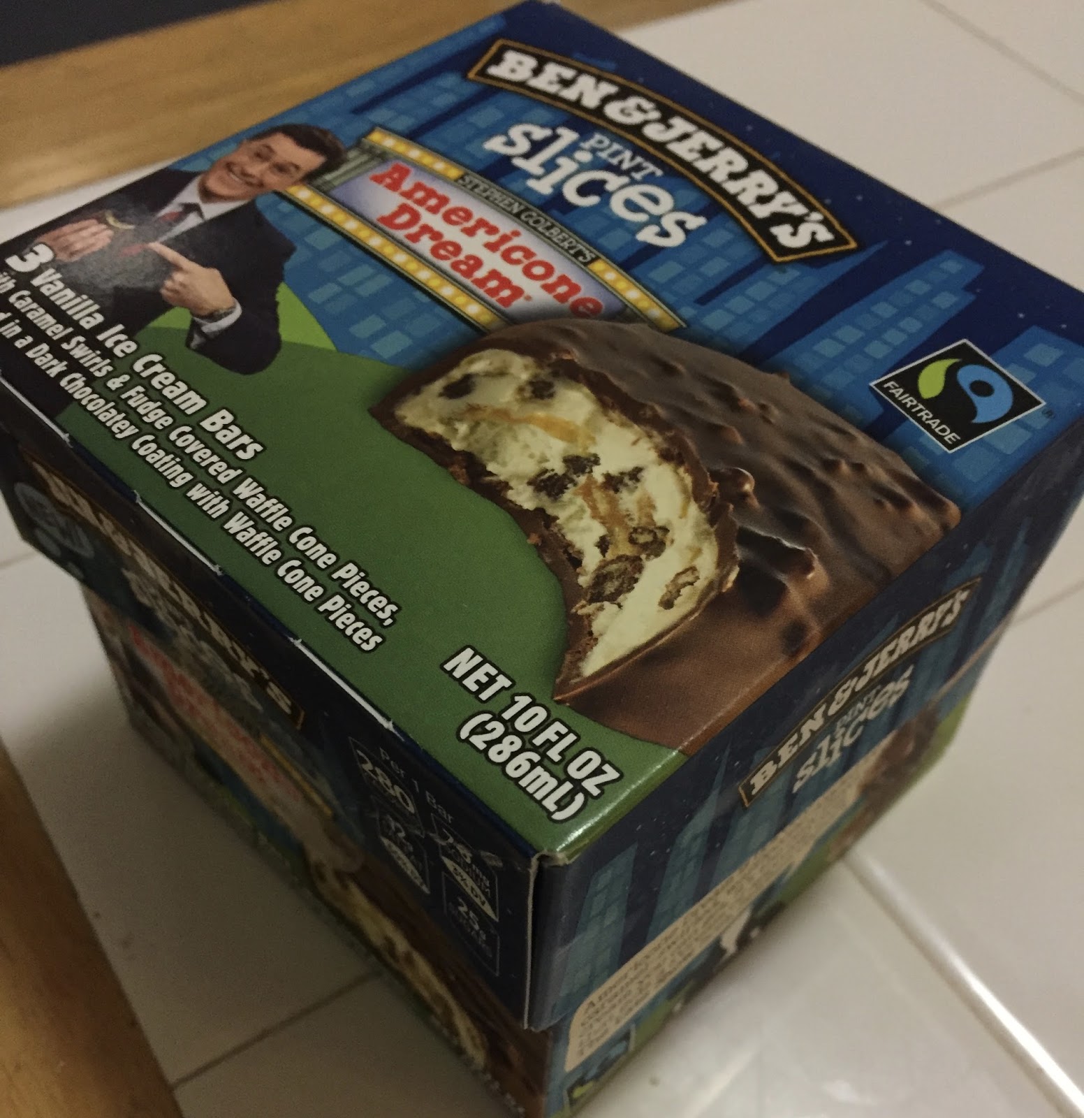 Ben and Jerry's Pint Slices Chocolate Fudge Brownie and Americone DReam