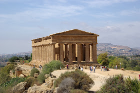 The well-preserved Temple of Concordia in Agrigento