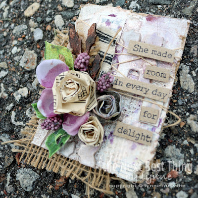 She Made Room ATC by Lynne Forsythe