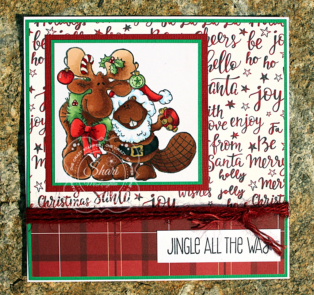 ONECRAZYSTAMPER.COM: Jingle Canadian Christmas Greetings