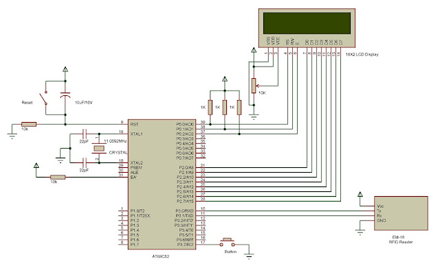 RFID Based Attendance System – Circuit, Working, Source Code - KAJANAN