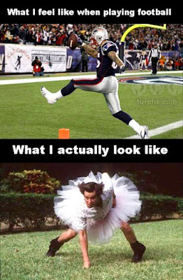 What I feel and What I actually look like, funny football American, sport meme 