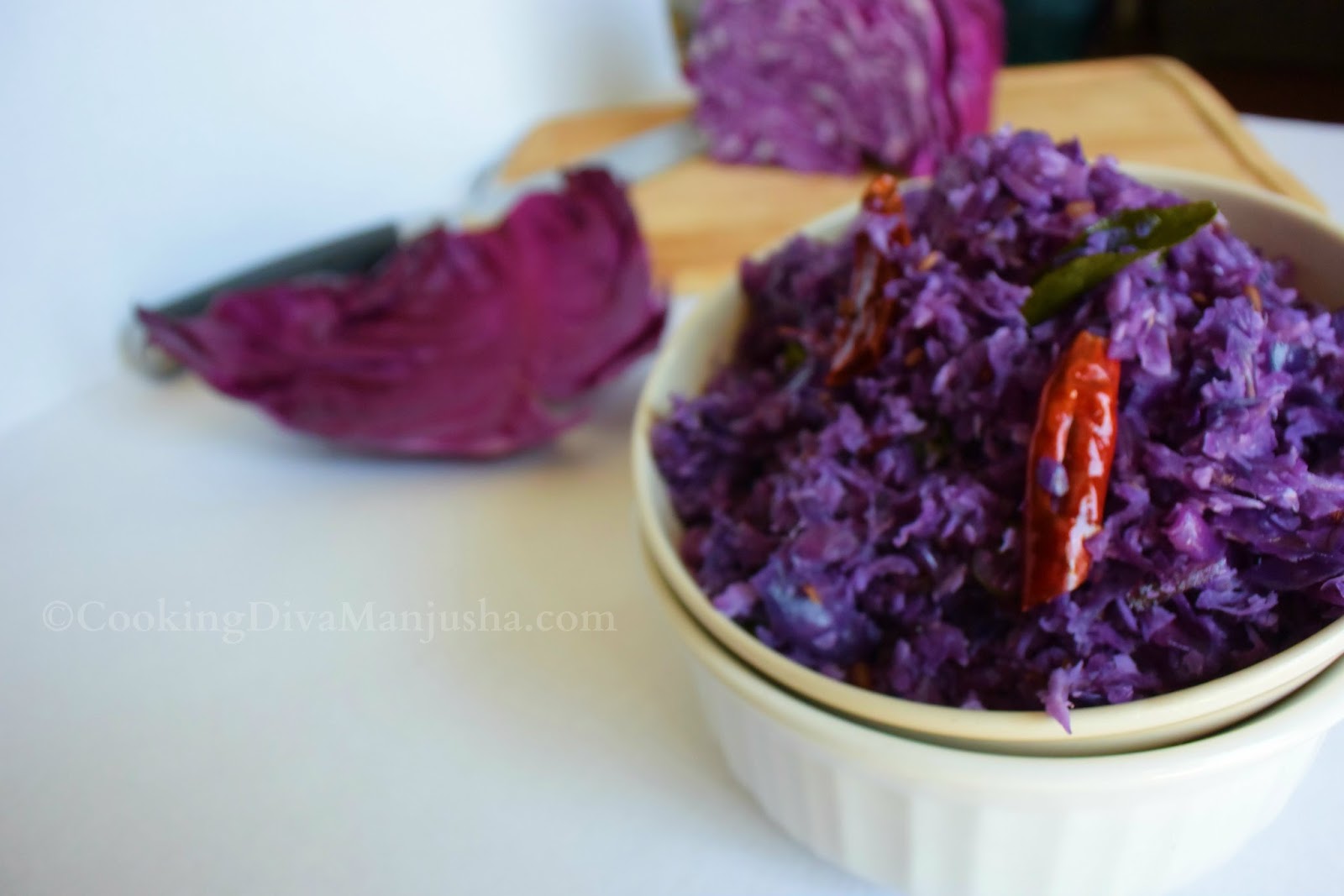 Purple cabbage thoran recipe Kerala styleRed cabbage recipe