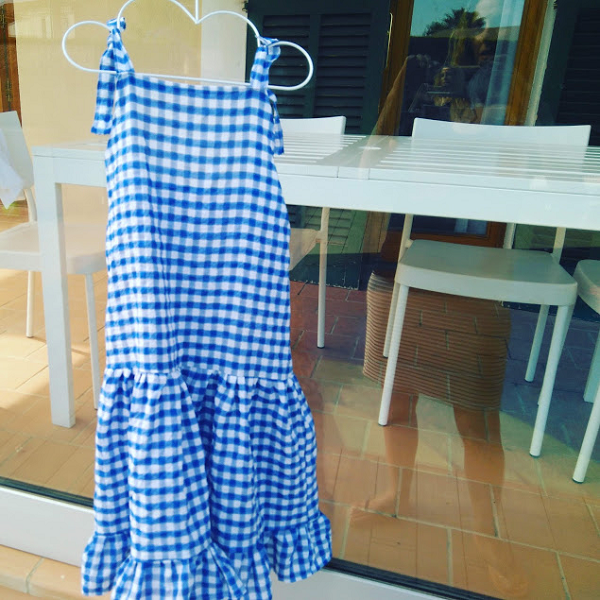 vestido cuadros vichy