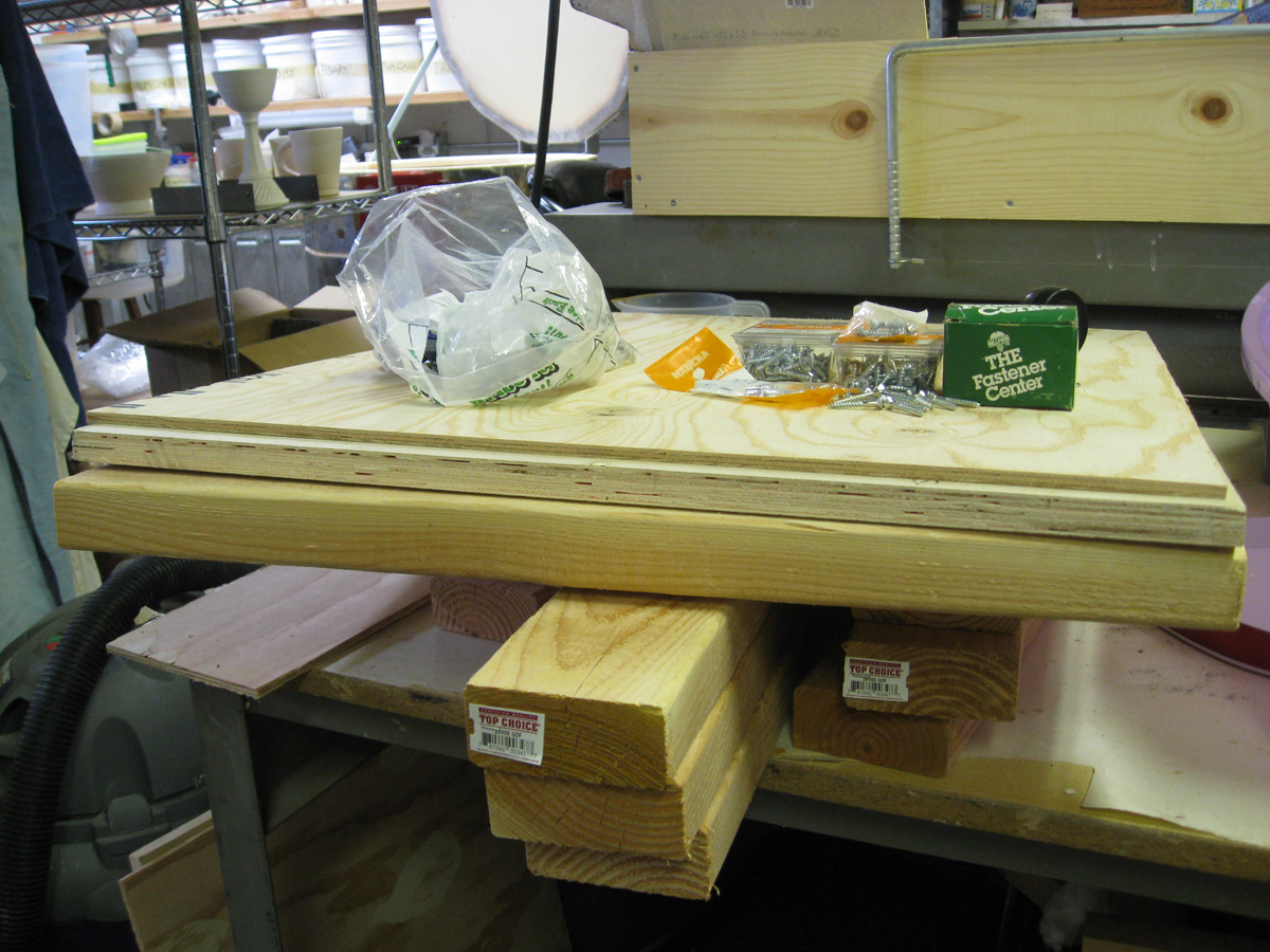 Shambhala Pottery Future kiln shelf cart