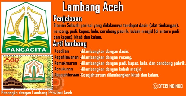 Arti Dan Makna Lambang Provinsi Aceh Dtechnoindo