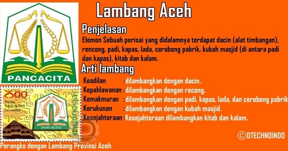 Arti dan Makna Lambang Provinsi Aceh | DTECHNOINDO