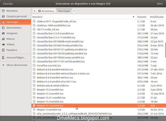 Seleccionamos un ISO almacenado en nuestro pc Seleccionamos un ISO almacenado en nuestro pc