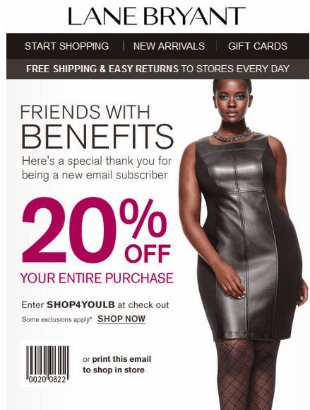 Lane Bryant Printable Coupons May 2018