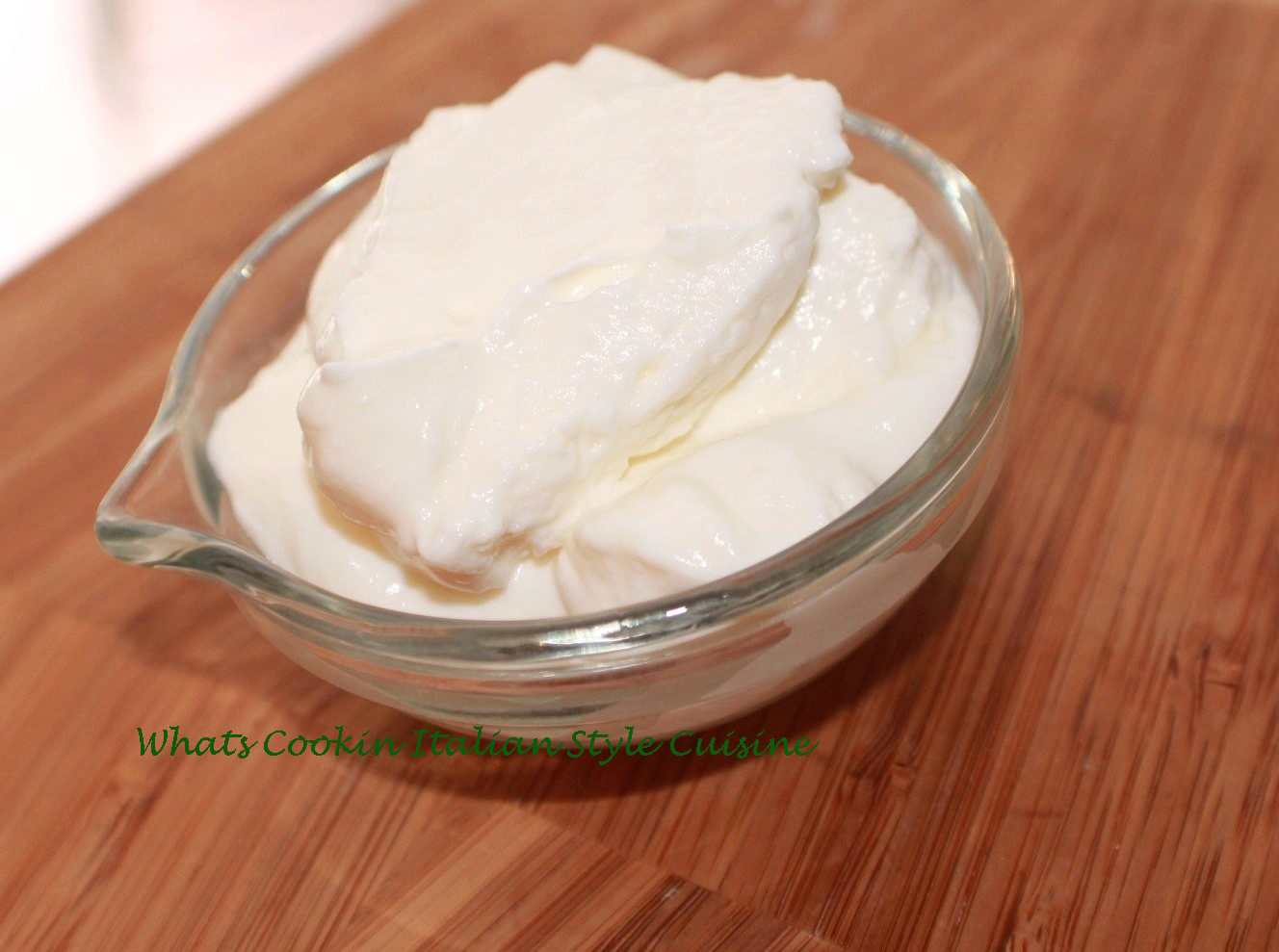 Homemade Sour Cream Recipe What's Cookin' Italian Style Cuisine