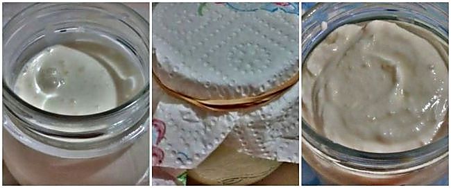 Preparación de la crême fraîche