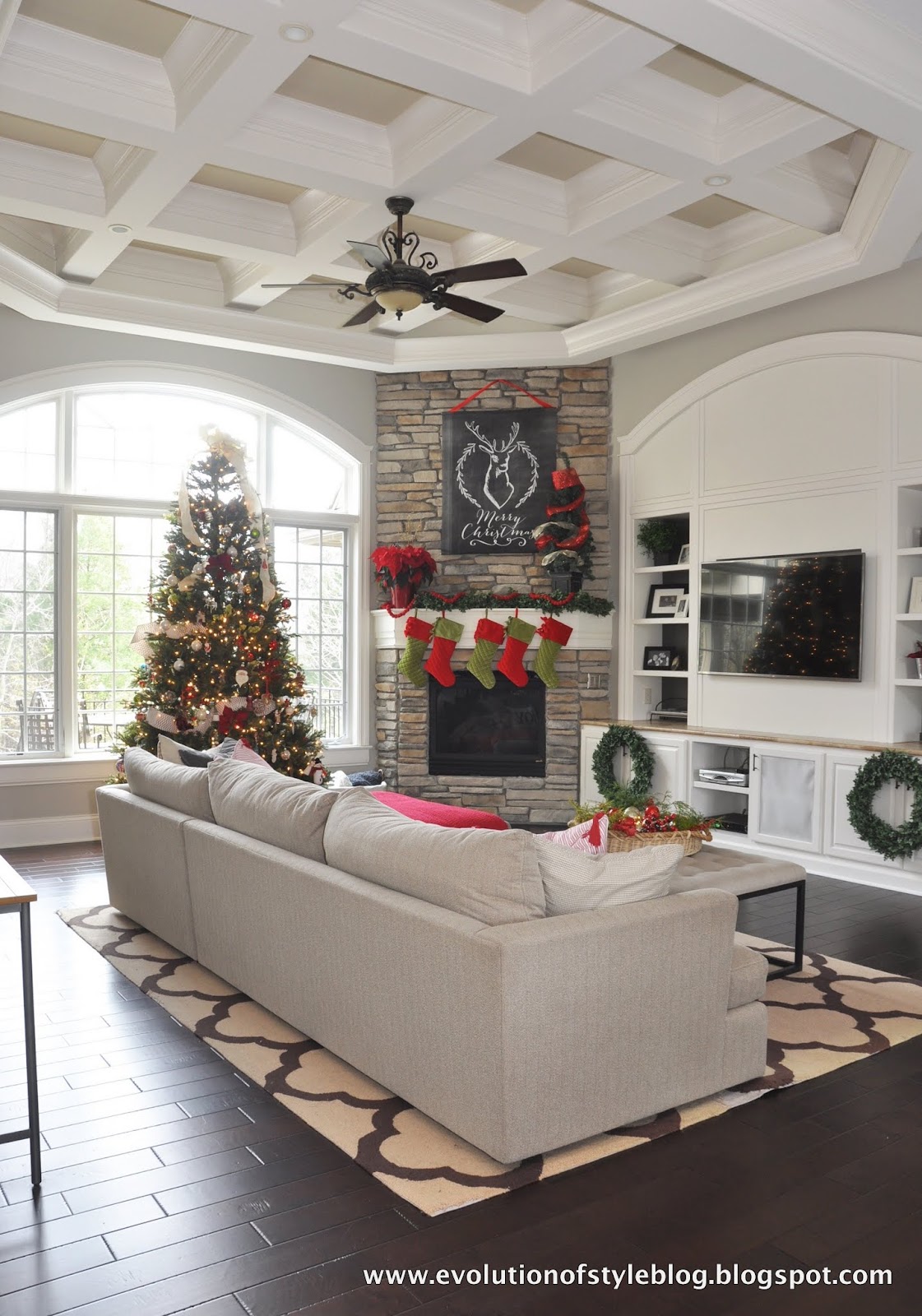 Day 1: 12 days of christmas tour of homes 2015 evolution of style