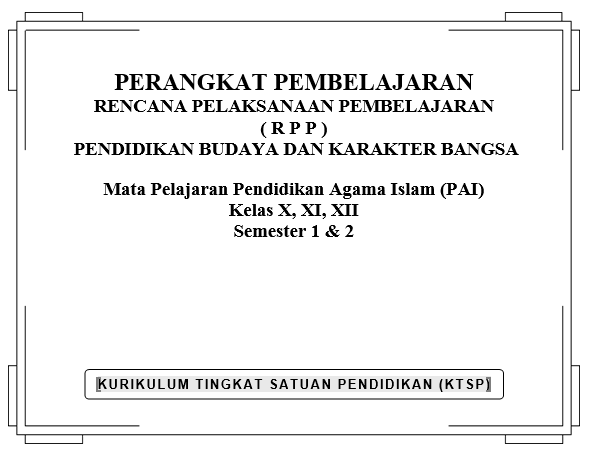 Rpp Pai Sma Kelas X Xi Xii