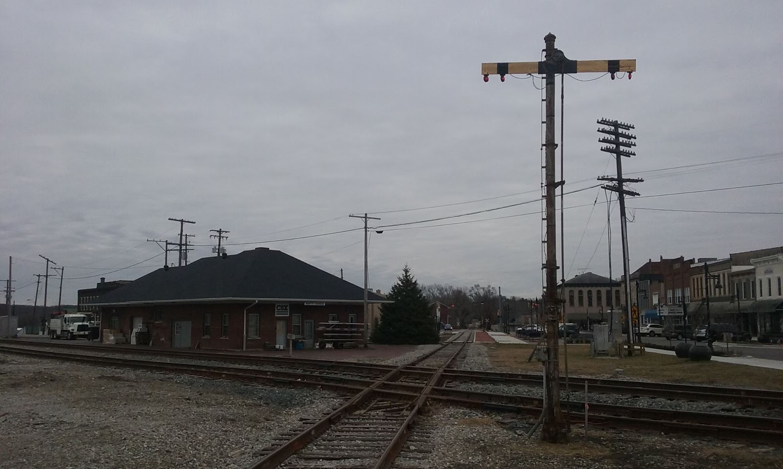 Towns and Nature North Vernon, IN Junction Station CSX/B&O vs. Aban