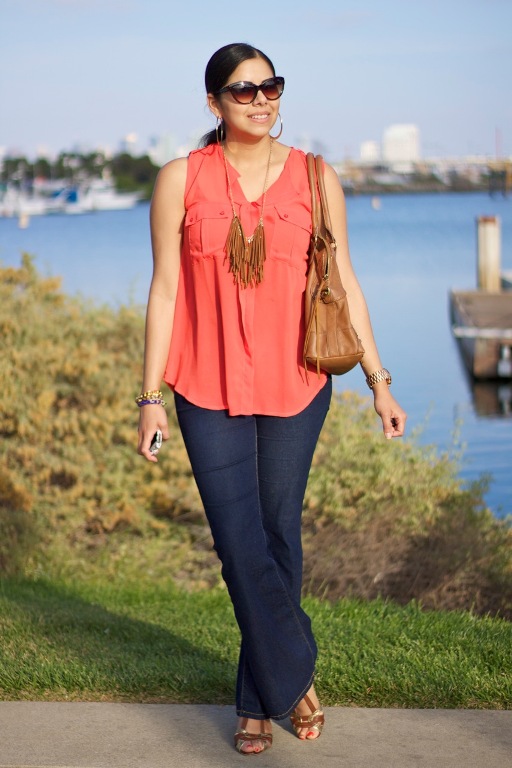 Flowy Coral Flare