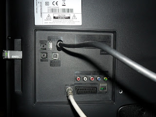 Samsung UE32EH6030 rear ports