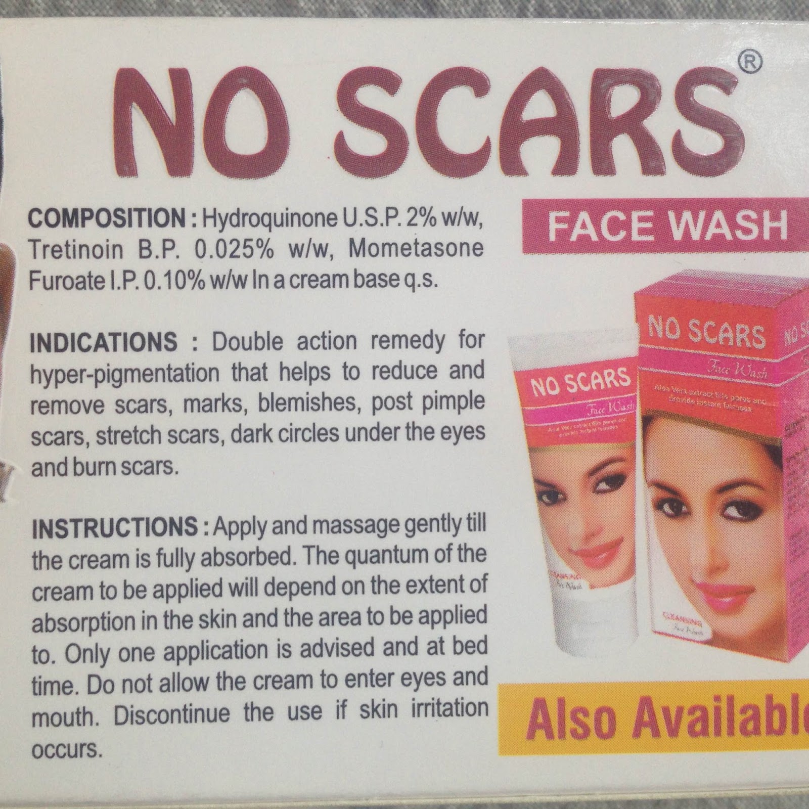 A Classic Blur No Scars Cream Review