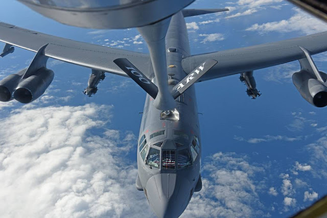 USAF B-52 conducts Arctic flight