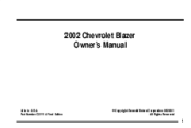 owner's manual 2002 chevrolet blazer 