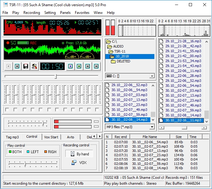 Telephone special recorder 5.0 Pro