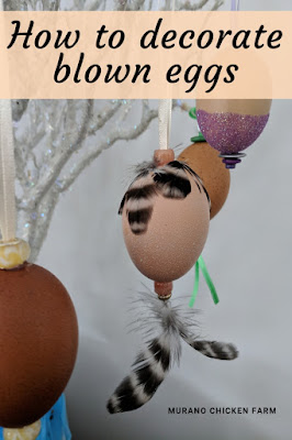 How to decorate a blown egg for Easter