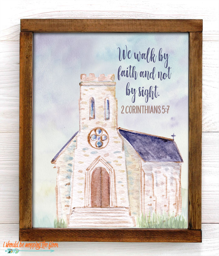 Printable Scripture Church Prints | i should be mopping the floor