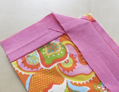 Luna Lovequilts - Another way to stitch a non visible binding - Front