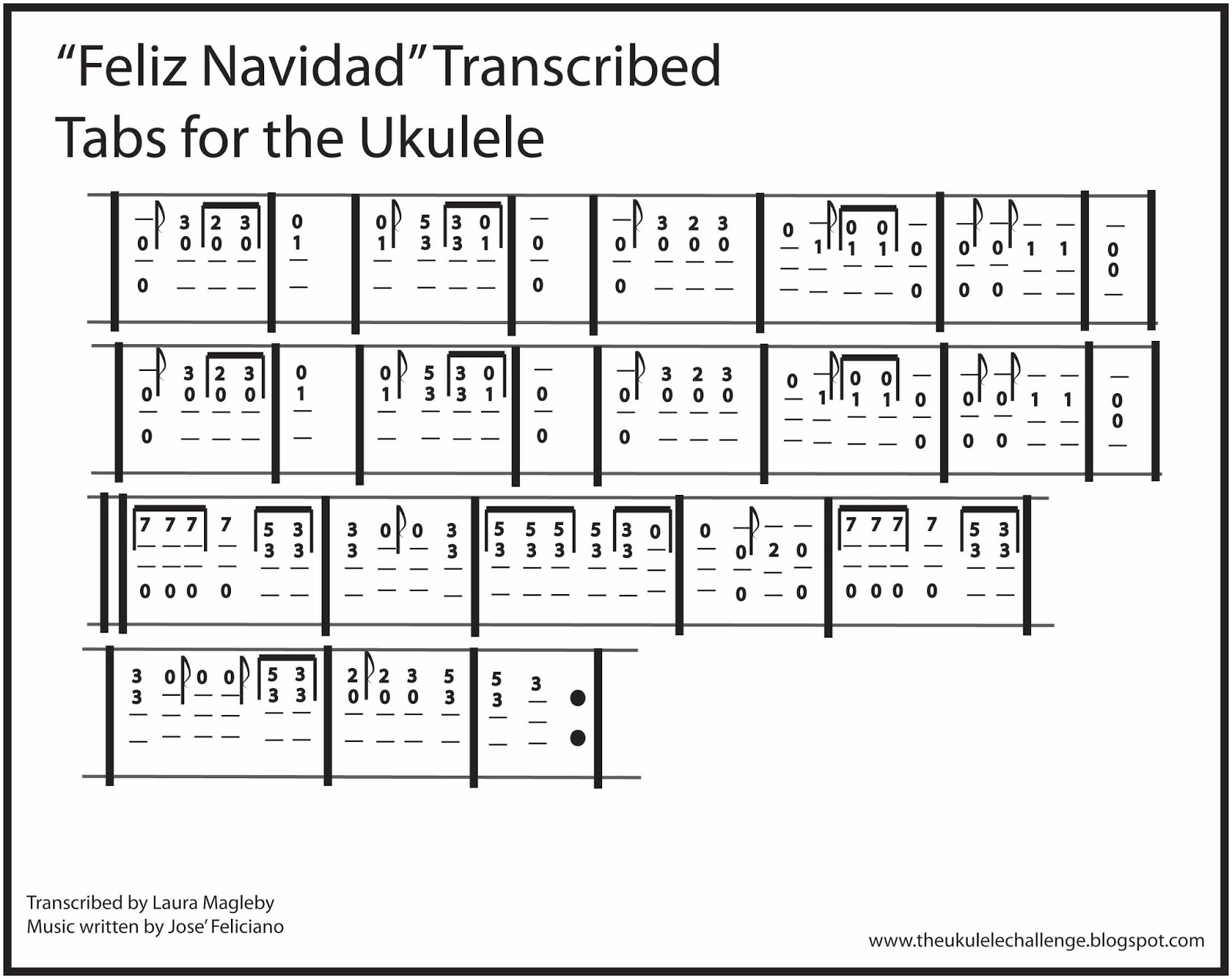 The Ukulele Challenge: Transcribed for the Ukulele