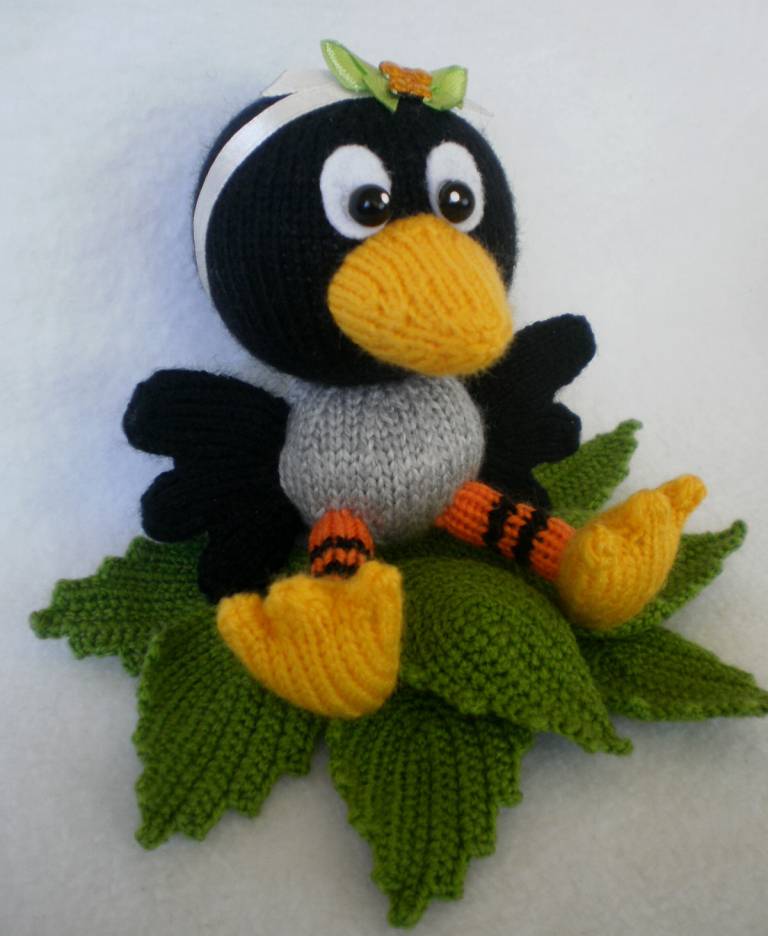 Ворона крючком схема и описание