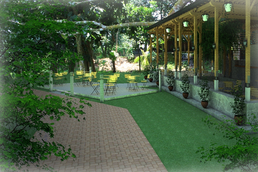 pintukayustudio Kolam Pemancingan,Taman sederhana