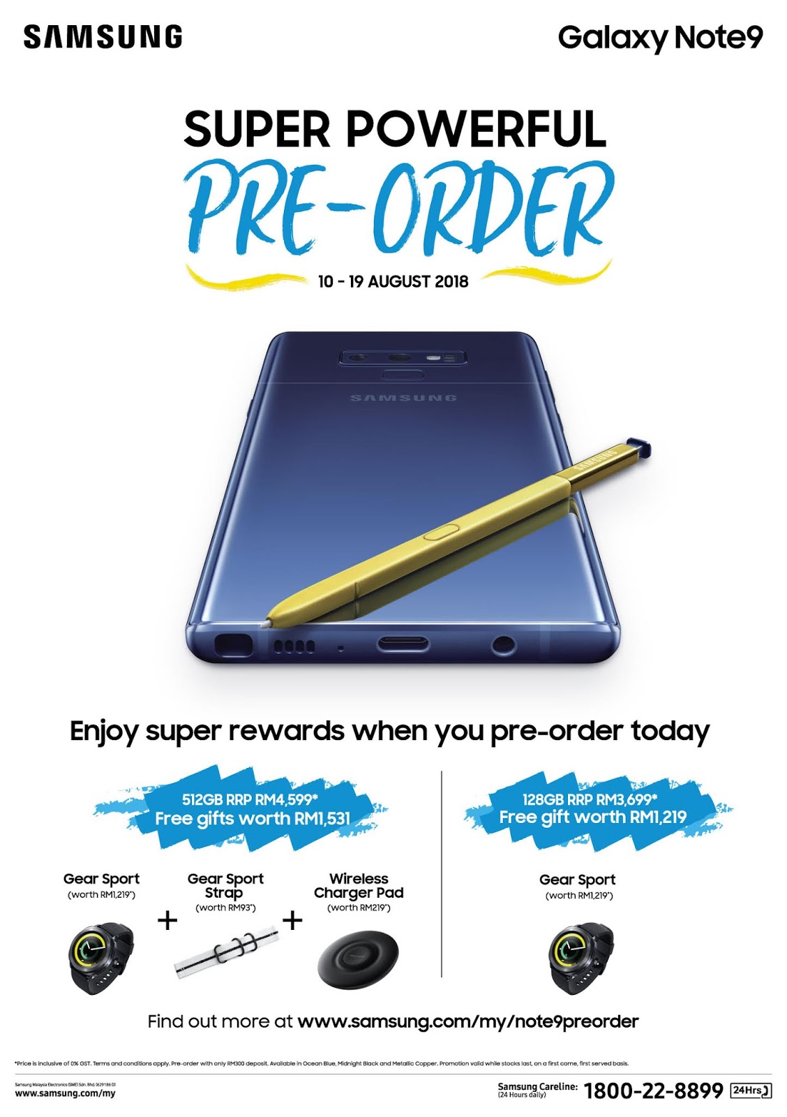 note 9 gear sport