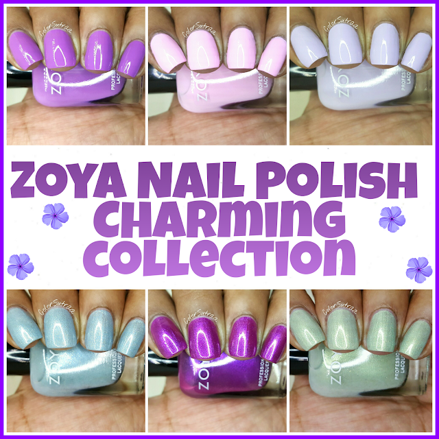 ZOYA NAIL POLISH Charming collection: Swatches and Review - ColorSutraa