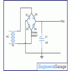 Simple AC to DC converter the use of bridge rectifier ...
