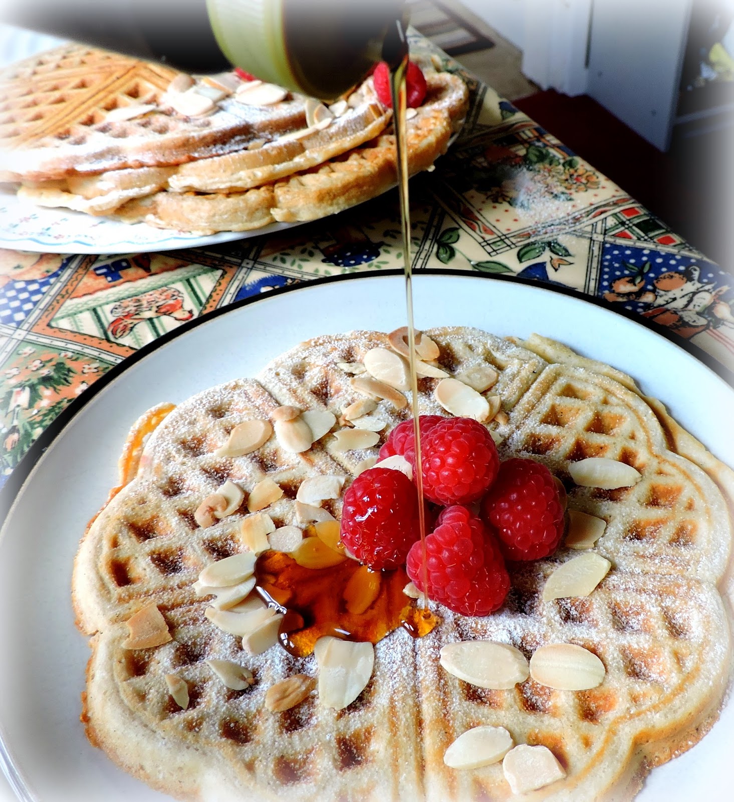 The English Kitchen Toasted Almond Waffles