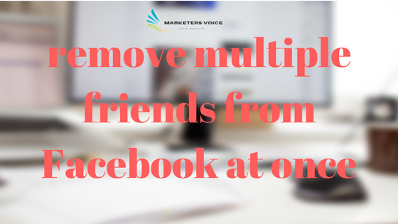 كيفيه حذف جميع الاصدقاء من الفيس بوك في خطوة واحدة 2017