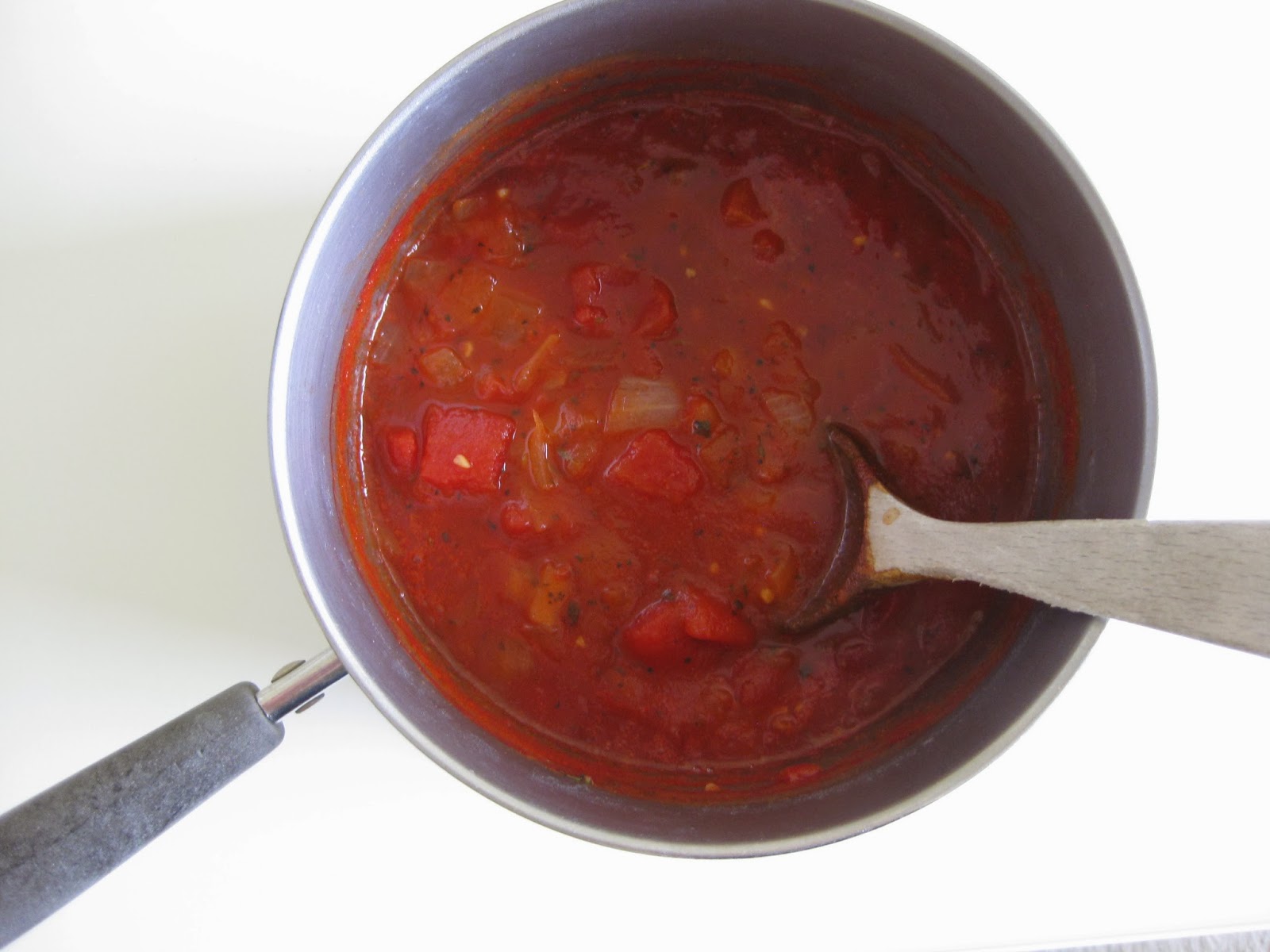 Serves Two Quick and Easy Small Batch Chunky Marinara