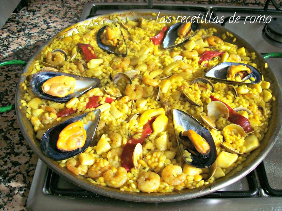 PAELLA MARINERA las recetillas de romo
