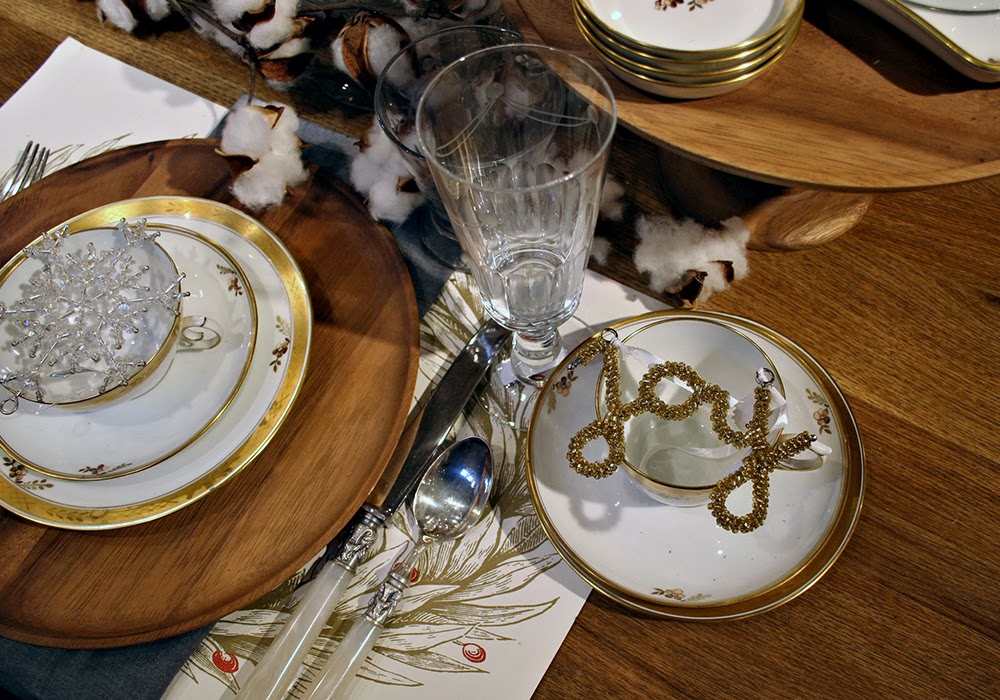 The Paris Market & Brocante Setting the Table White and Gold Tea Party