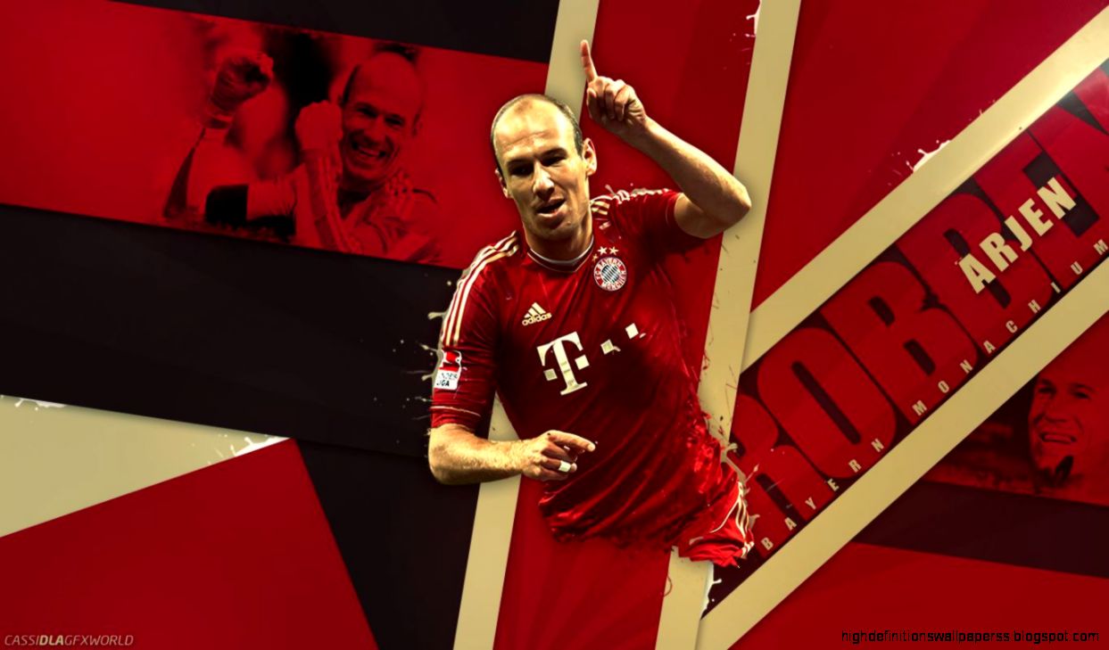 Arjen Robben Bayern Munchen Wallpaper Hd Widescreen  High