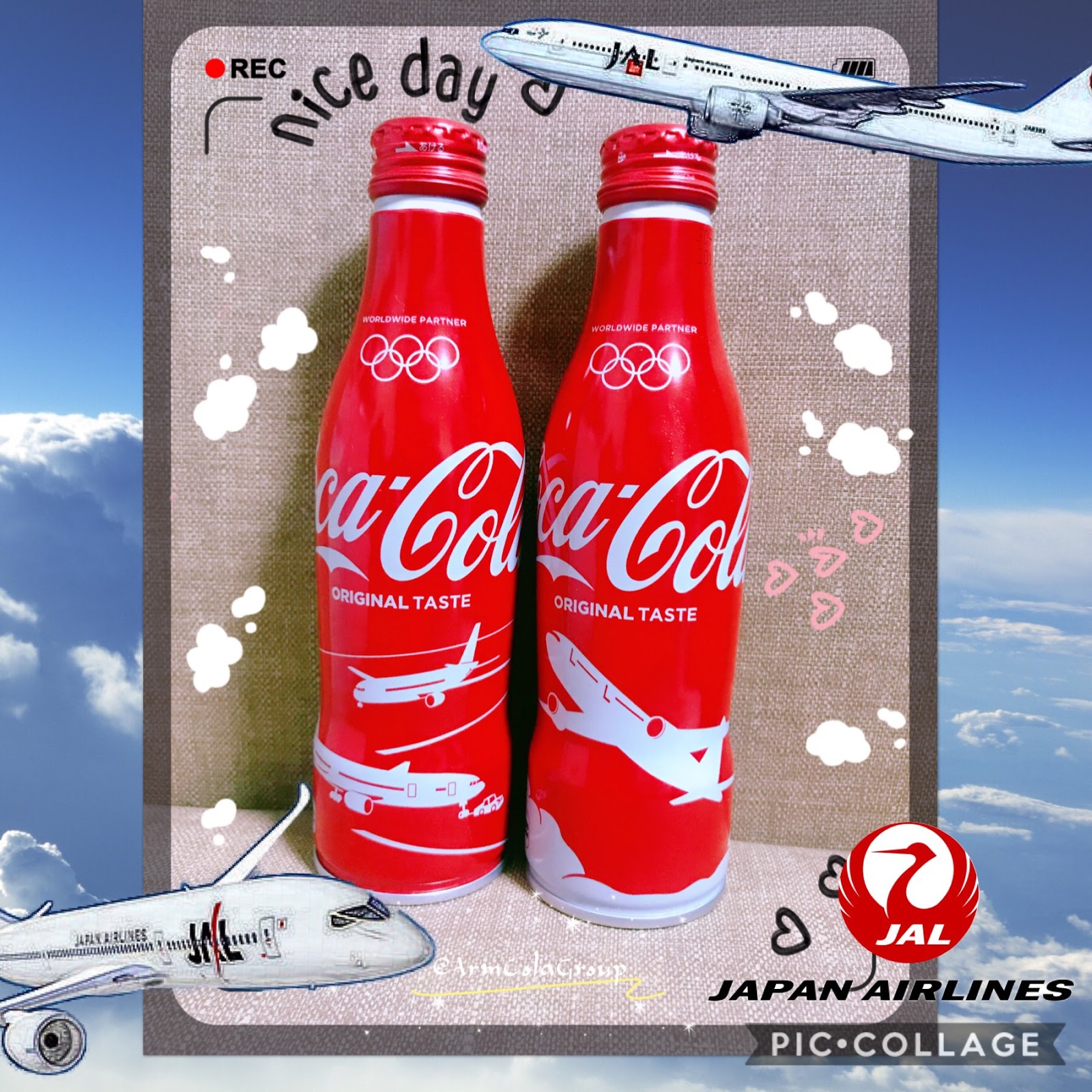 Always My Happy Coca Cola CocaCola x Japan Airline (JAL) Aluminium