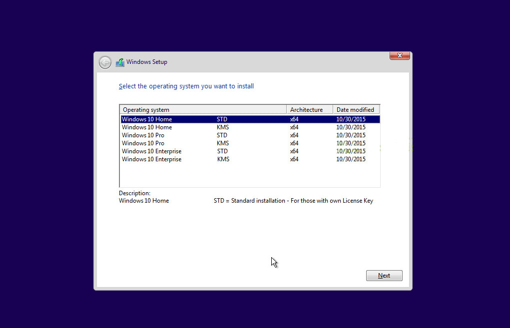 Semua Versi Windows 10 Dalam Satu Fail ISO