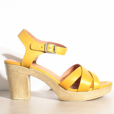 Sandales Sessun talons Oro miel