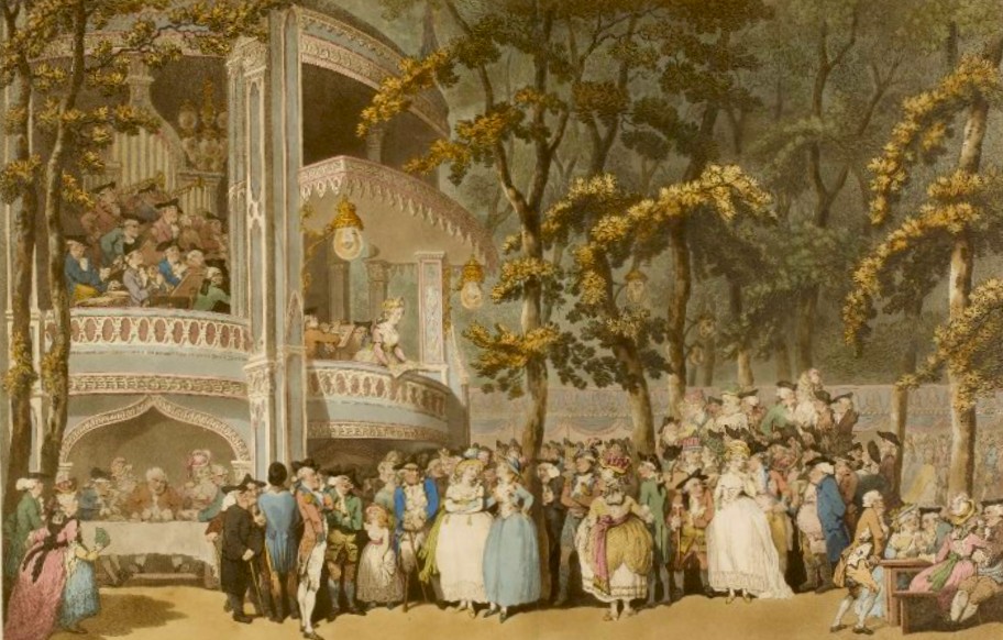 Regency History Vauxhall Gardens in the Regency