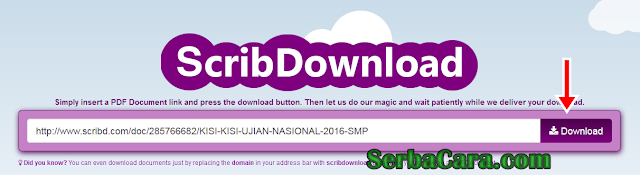 Cara Download File di Scribd Gratis Tanpa Login/Daftar/Upload