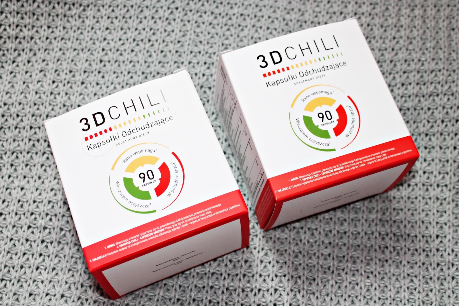 ROKSI: Moja dieta i ćwiczenia + kapsułki odchudzające 3D CHILI